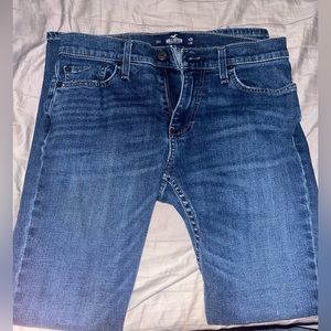 navy blue hollister jeans